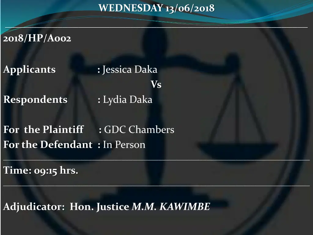 wednesday 13 06 2018 10