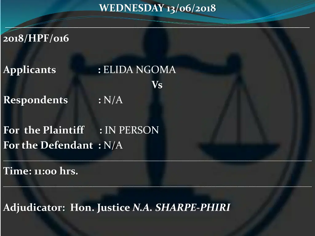 wednesday 13 06 2018 20