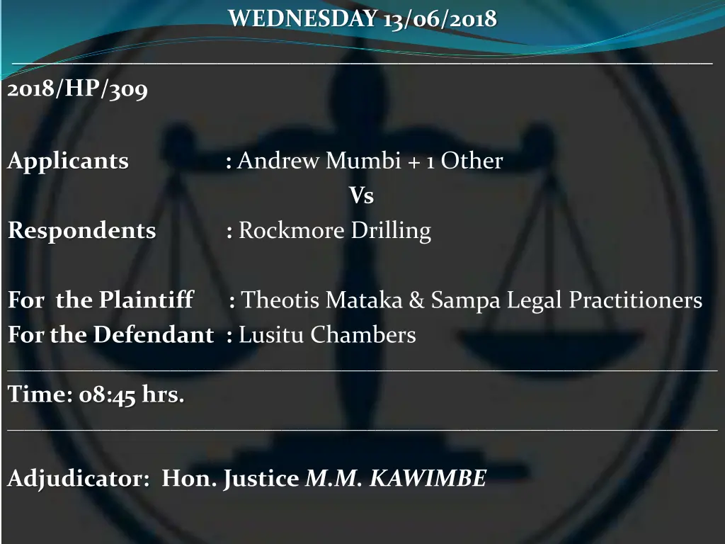 wednesday 13 06 2018 8