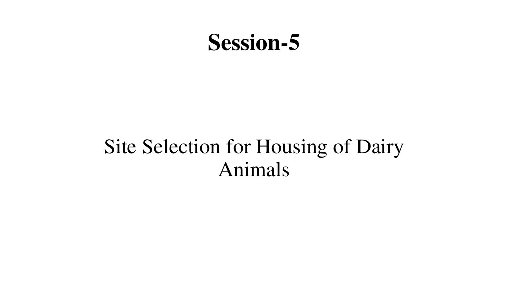session 5