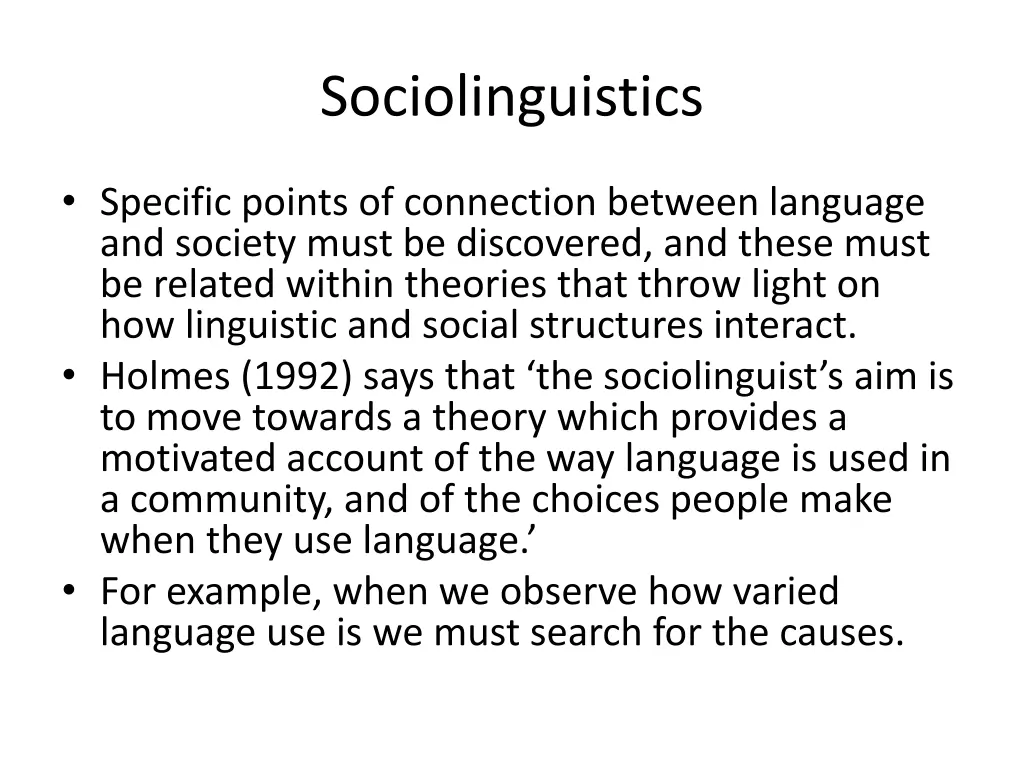 sociolinguistics 10