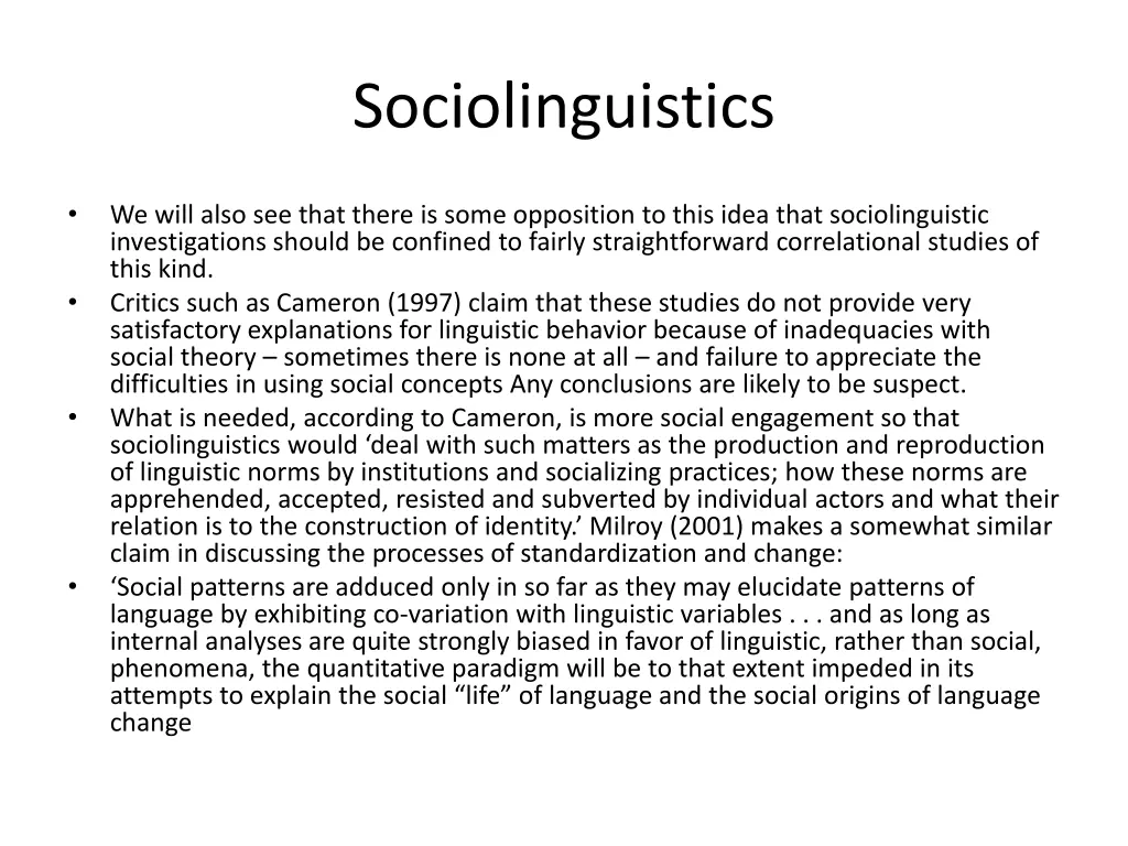 sociolinguistics 12
