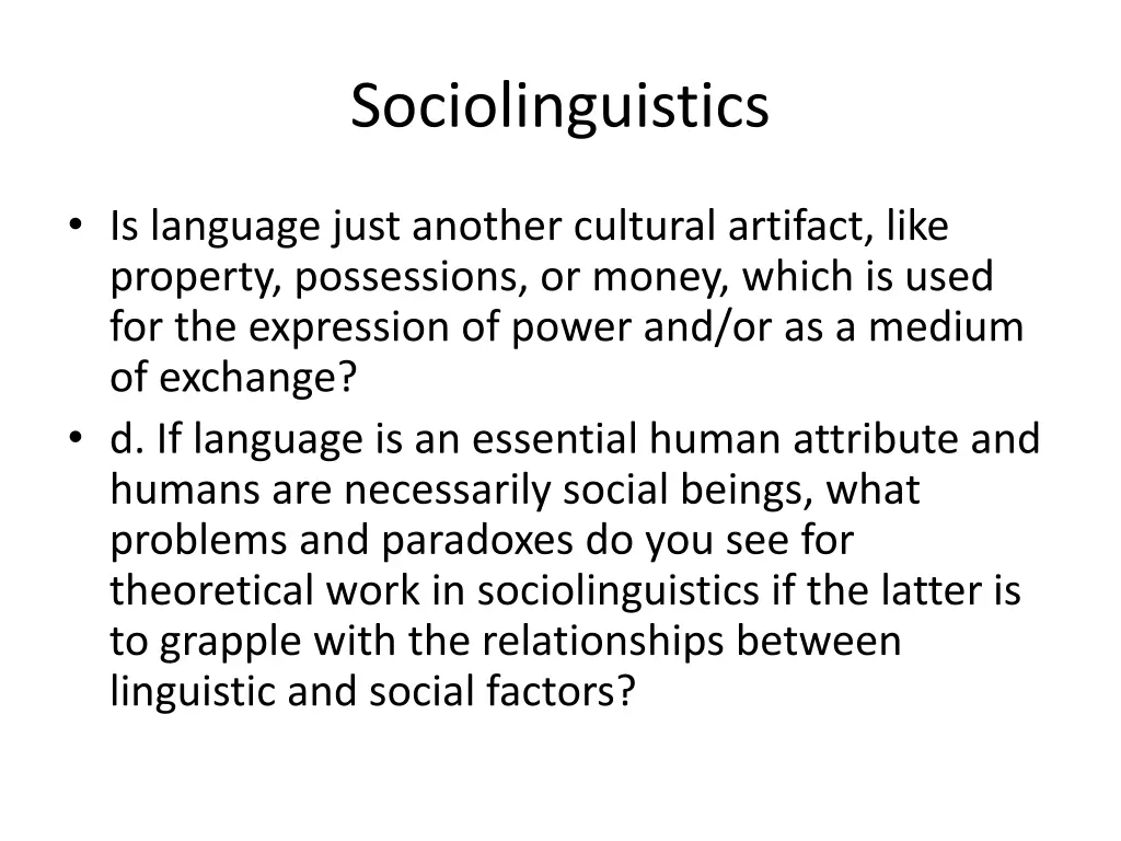 sociolinguistics 15