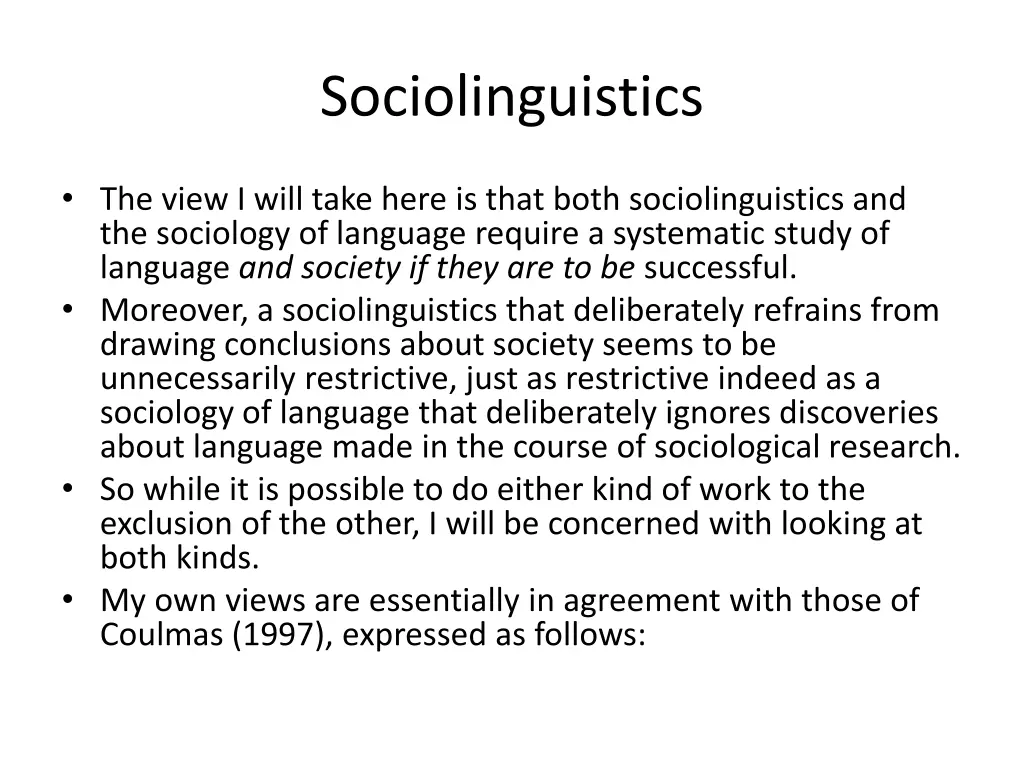sociolinguistics 19