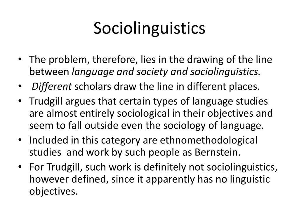 sociolinguistics 22