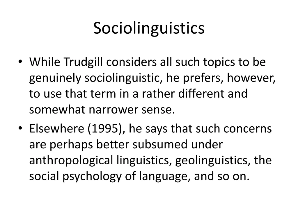 sociolinguistics 24