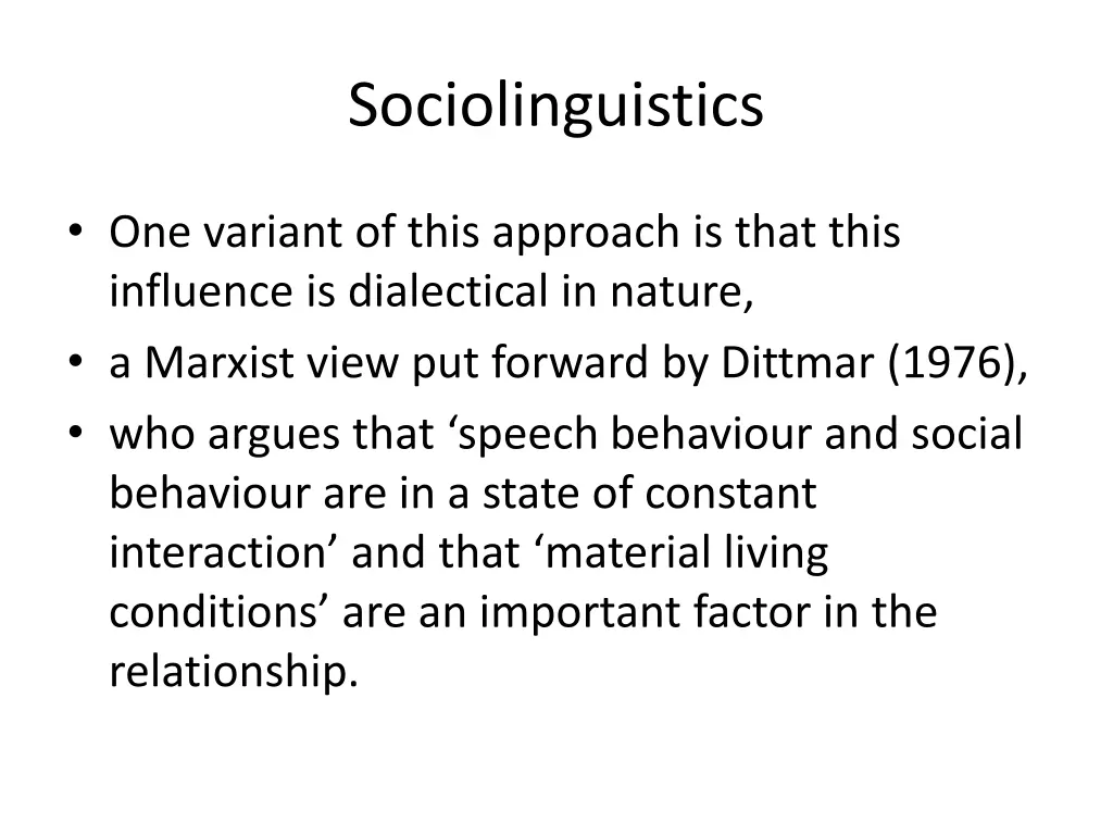 sociolinguistics 3