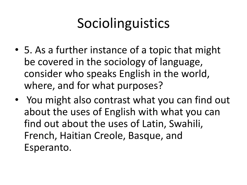 sociolinguistics 37