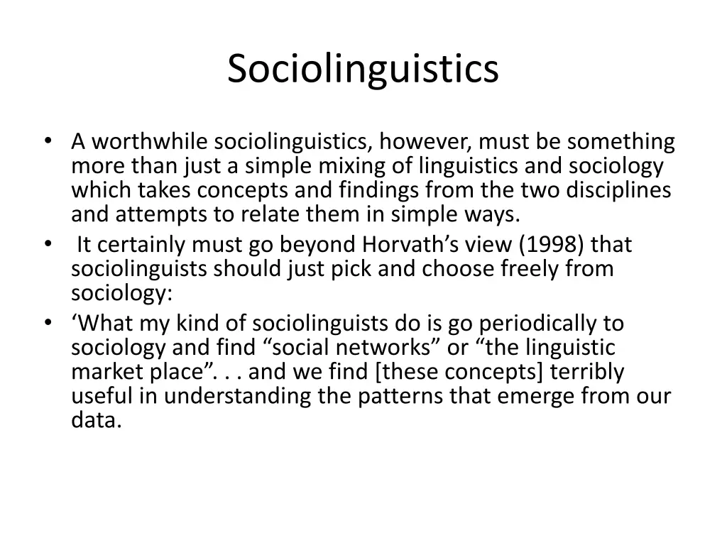 sociolinguistics 8
