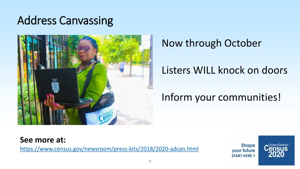 address canvassing address canvassing