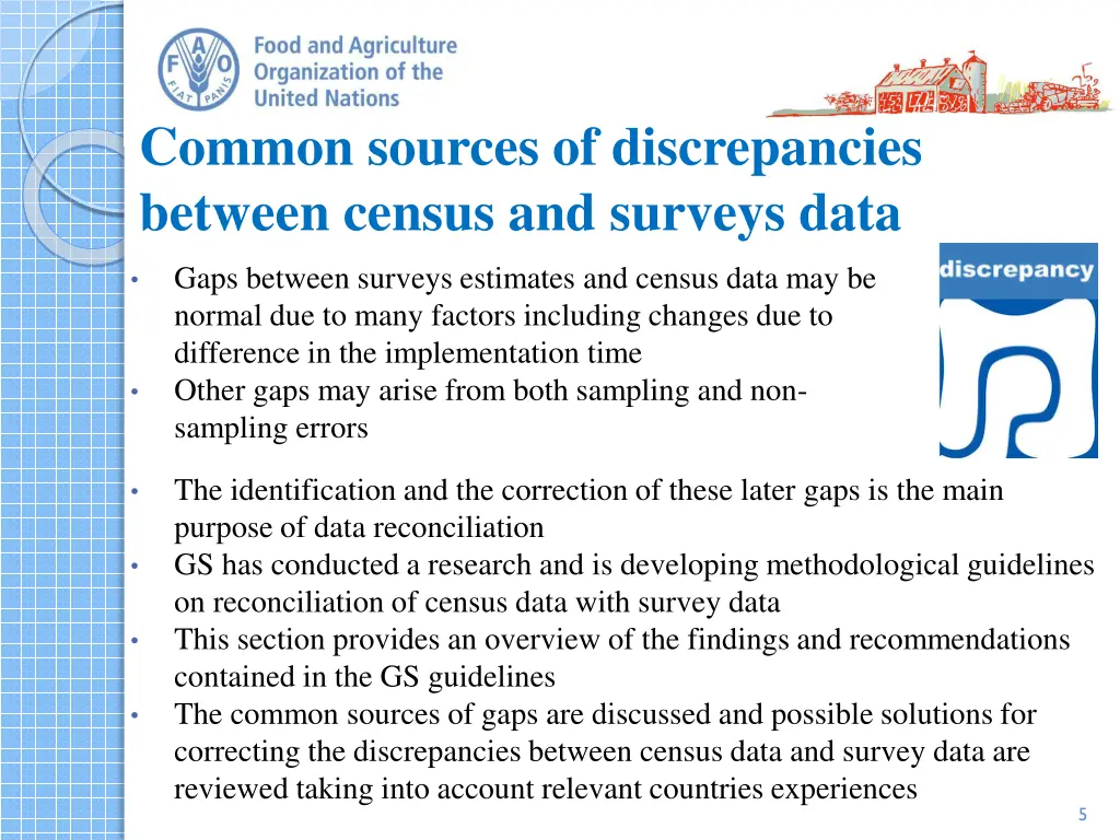 common sources of discrepancies between census
