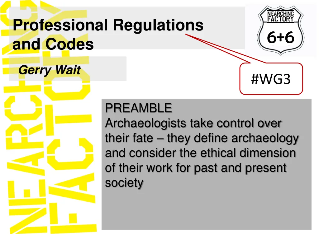 professional regulations and codes