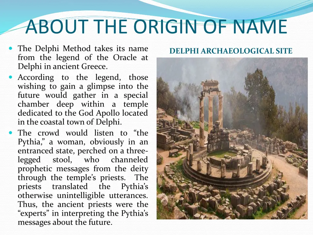 about the origin of name