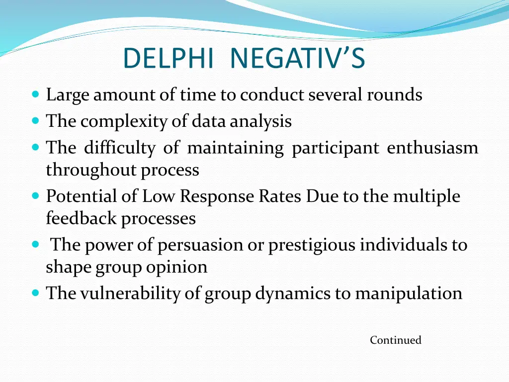 delphi negativ s