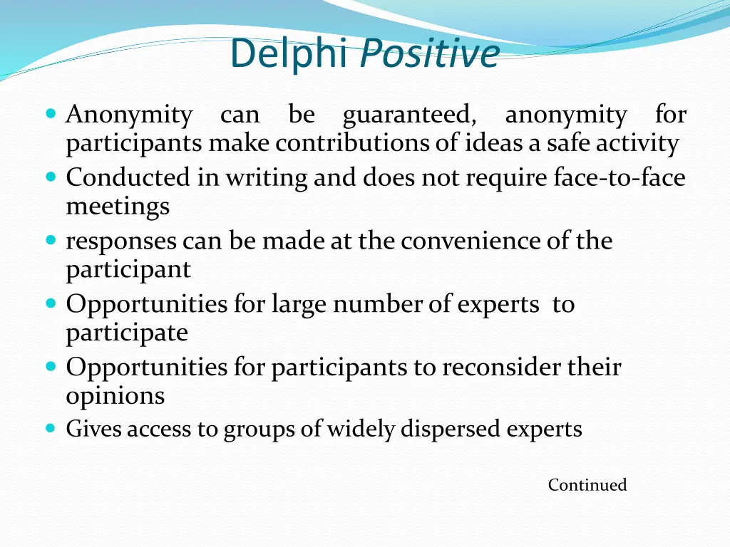 delphi positive