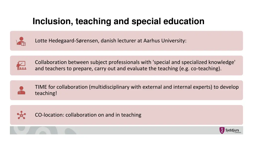 inclusion teaching and special education