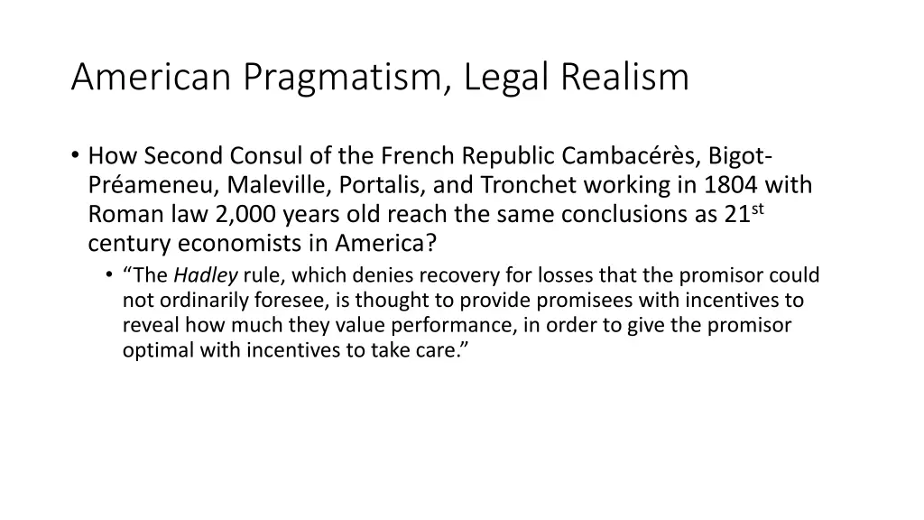 american pragmatism legal realism