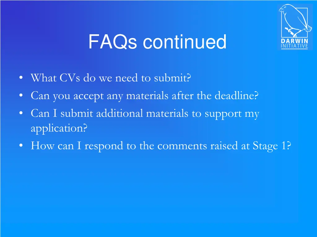 faqs continued