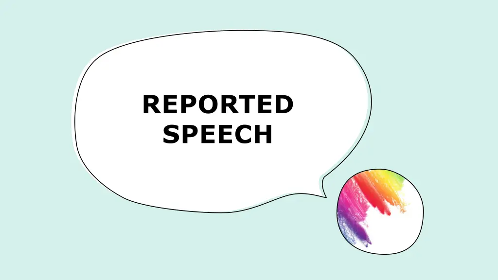 reported speech