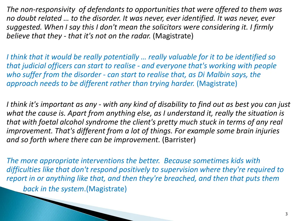 the non responsivity of defendants