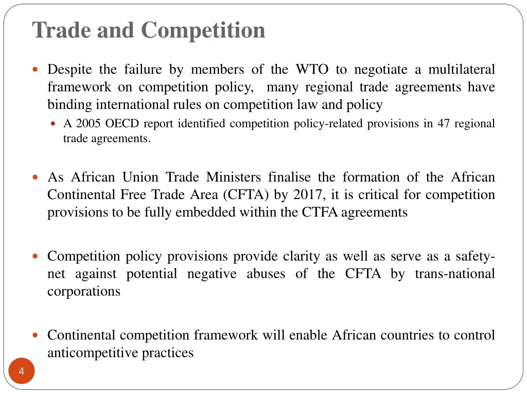 trade and competition