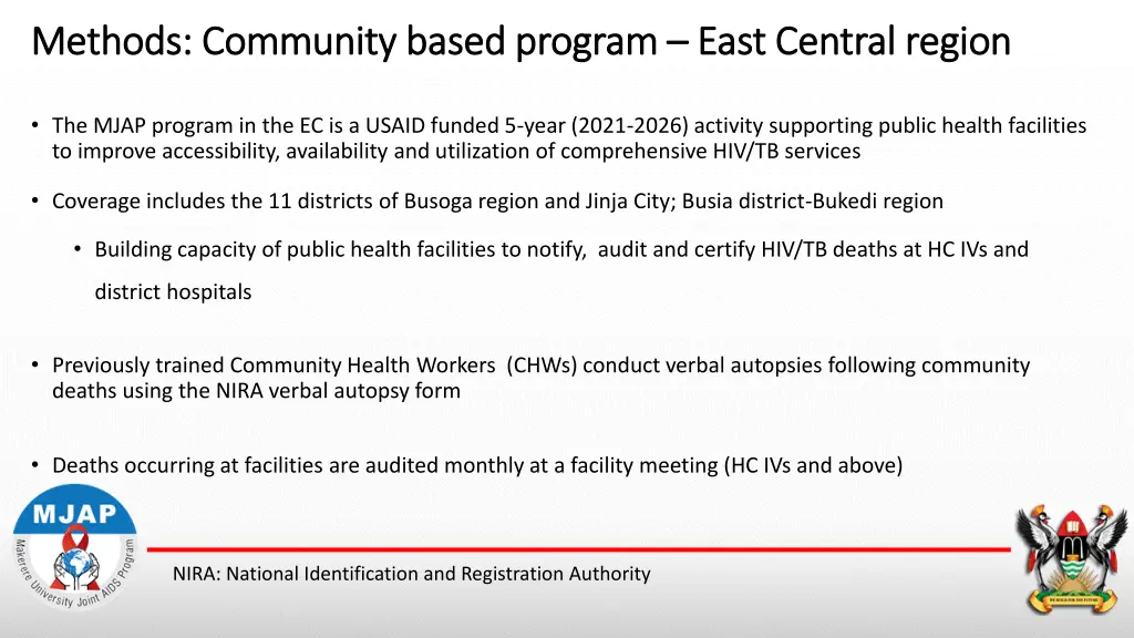 methods community based program methods community