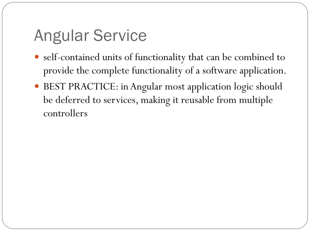 angular service