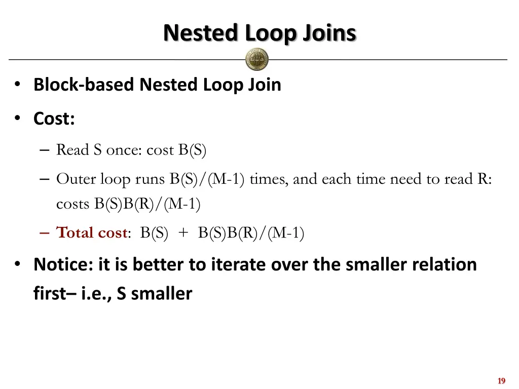 nested loop joins 3