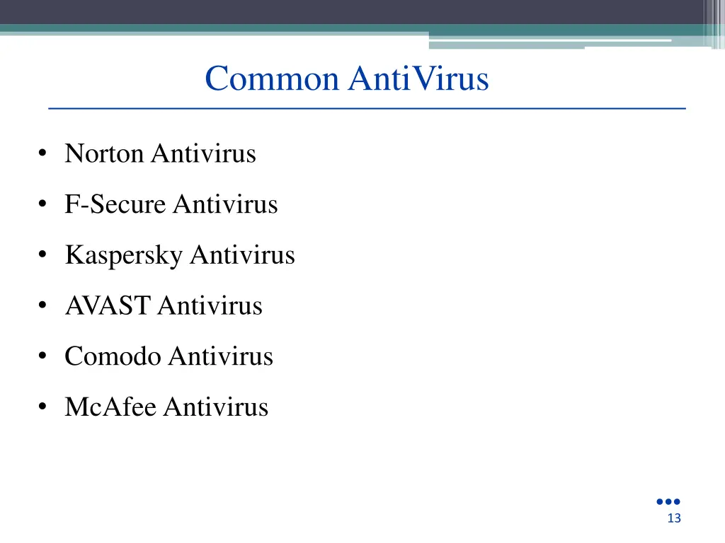 common antivirus