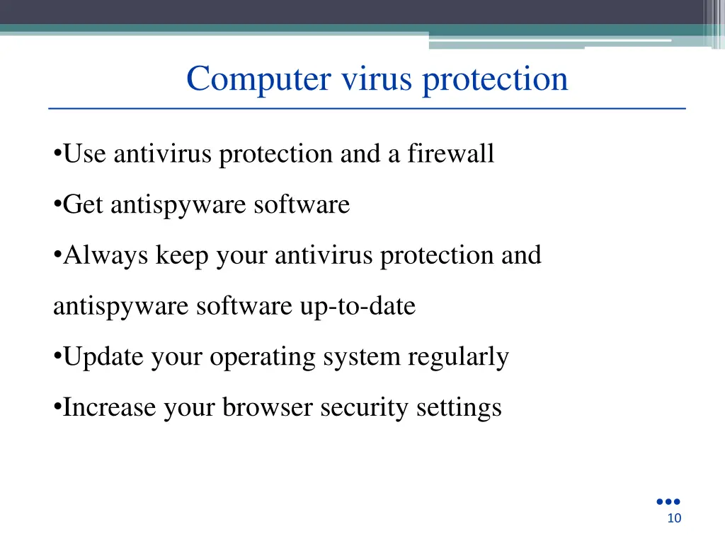 computer virus protection