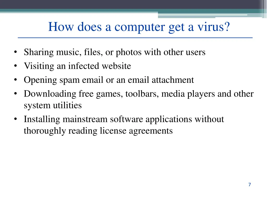 how does a computer get a virus