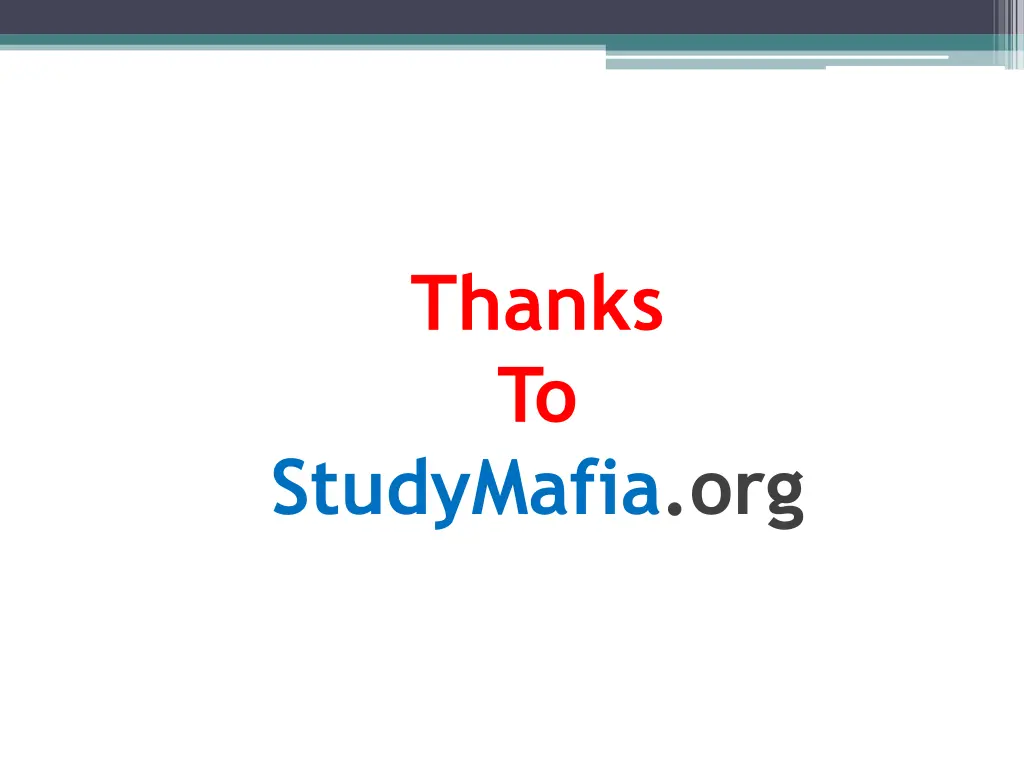 thanks to