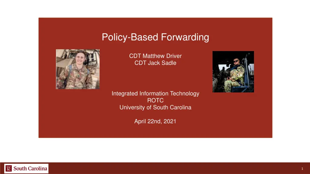 policy based forwarding