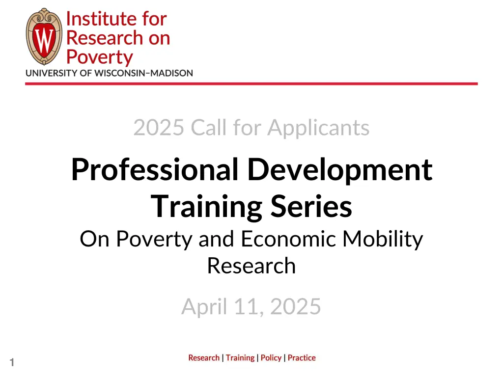 2025 call for applicants