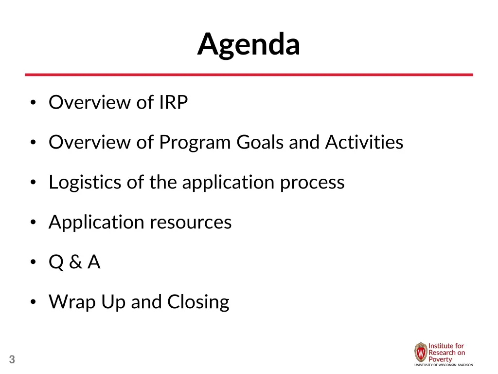 agenda