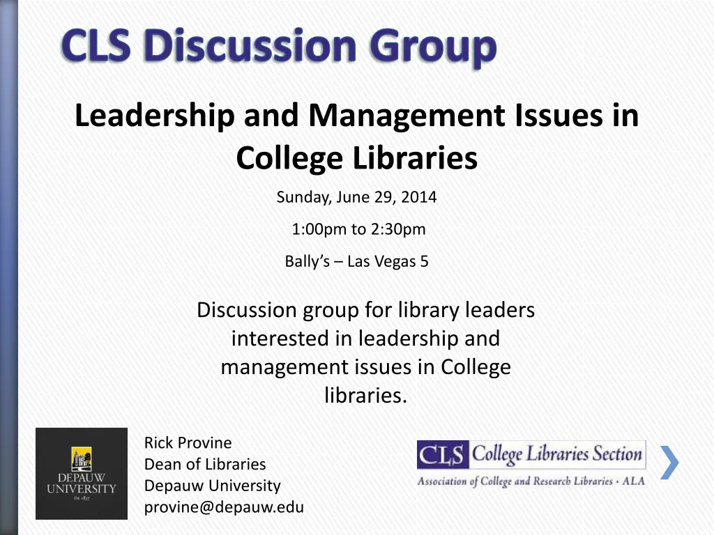 cls discussion group 1