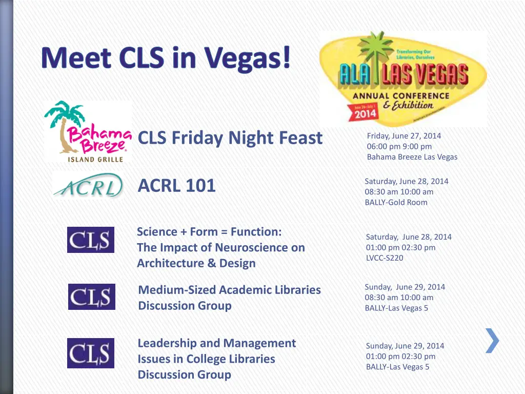 meet cls in vegas