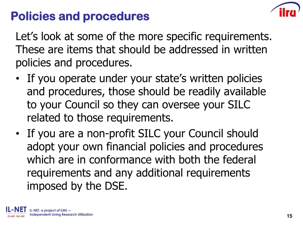 policies and procedures policies and procedures