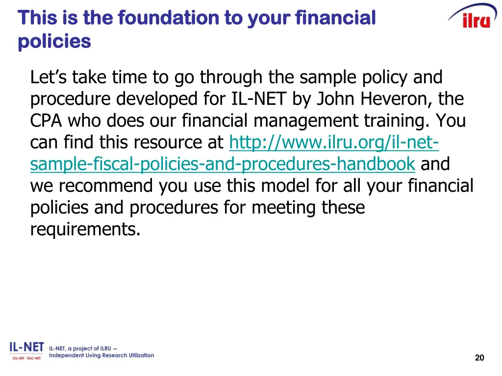 this is the foundation to your financial this
