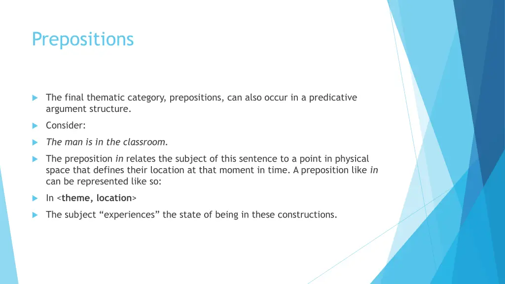 prepositions