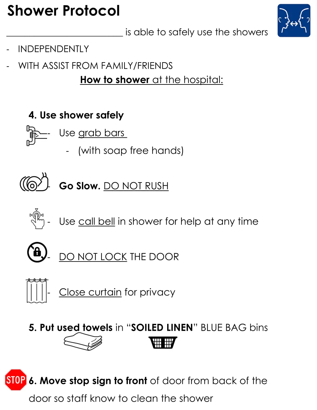 shower protocol 2