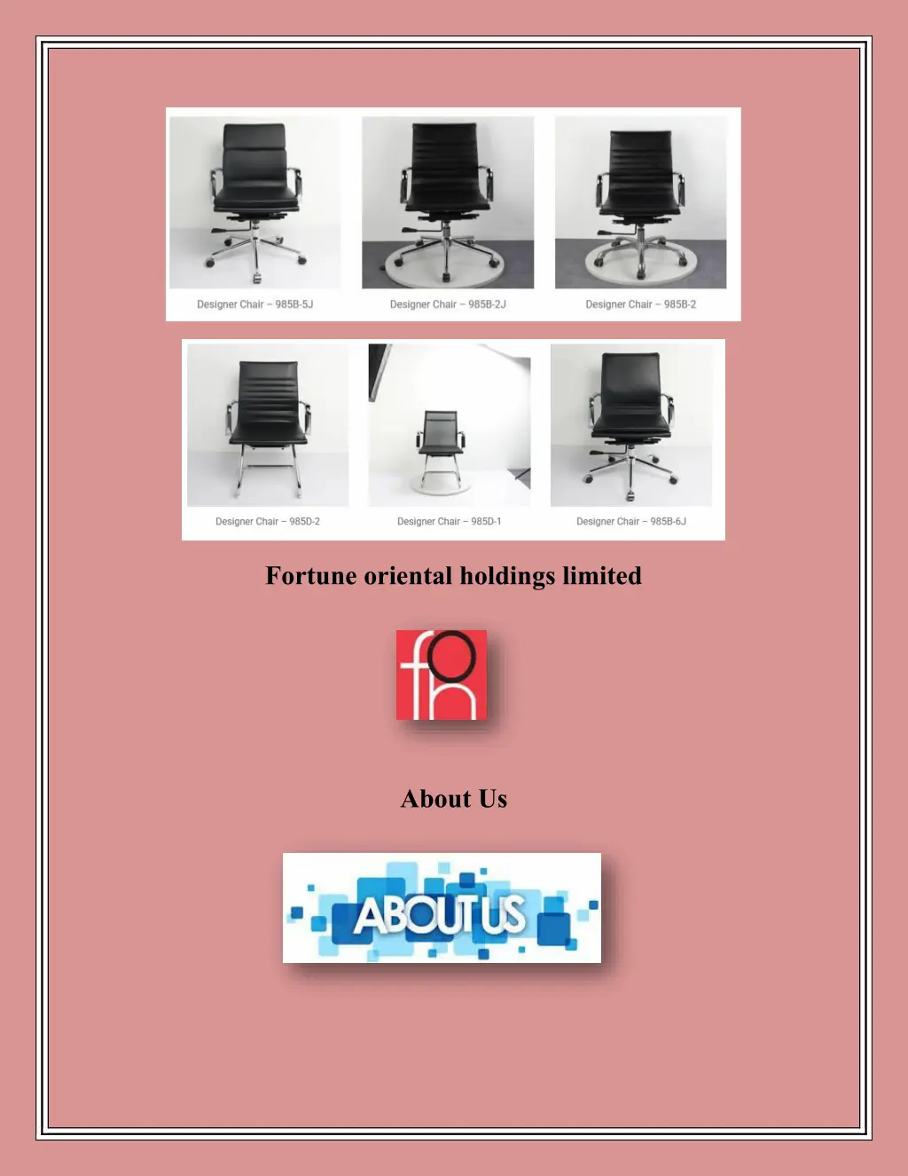 fortune oriental holdings limited