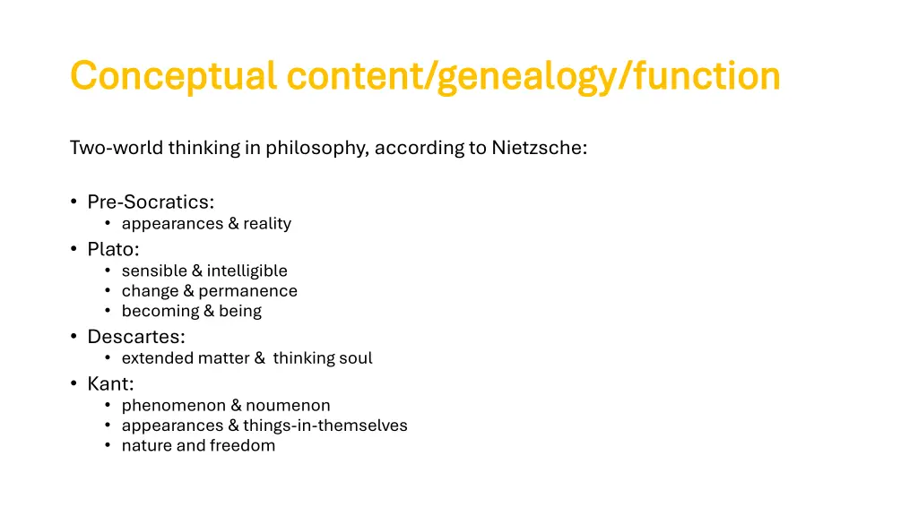 conceptual content genealogy function conceptual