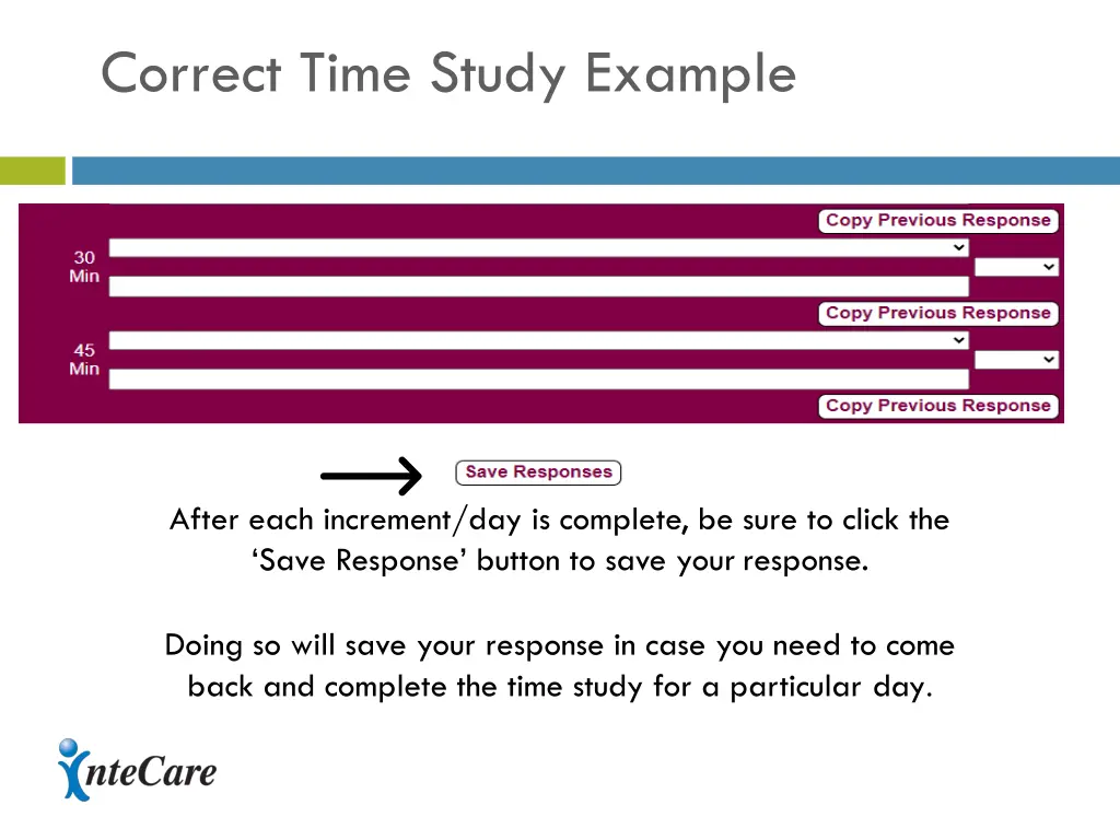 correct time study example 1