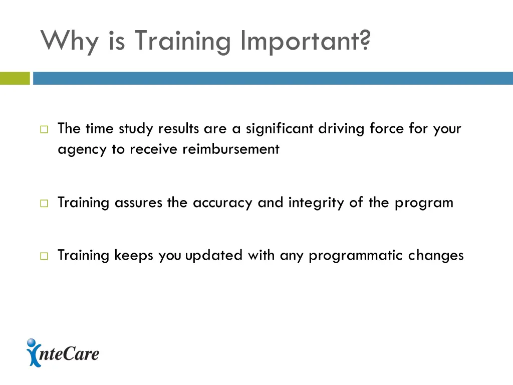 why is training important