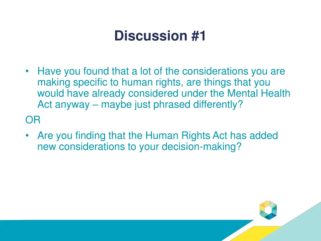 discussion 1