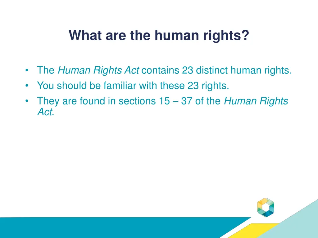 what are the human rights