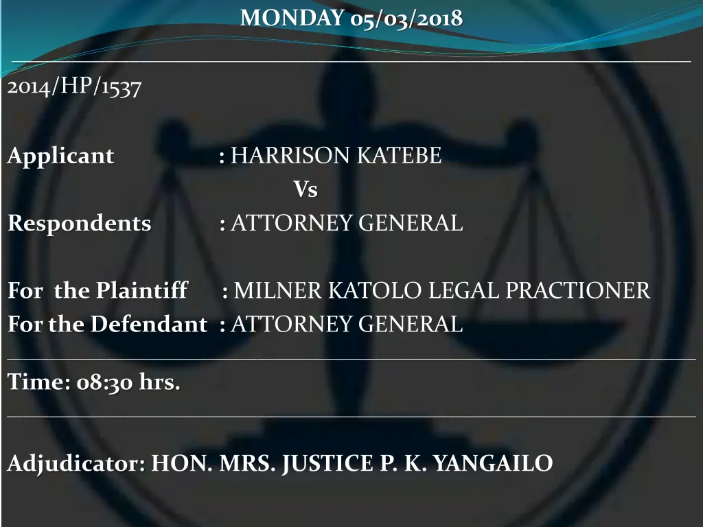 monday 05 03 2018 11