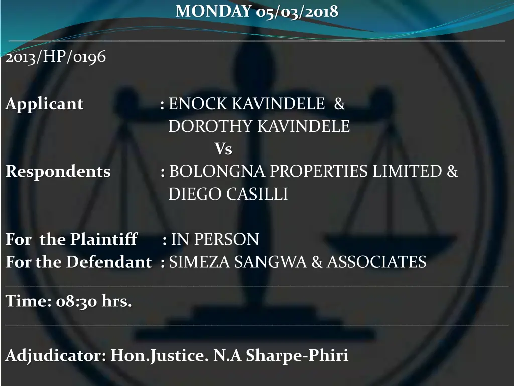 monday 05 03 2018 4