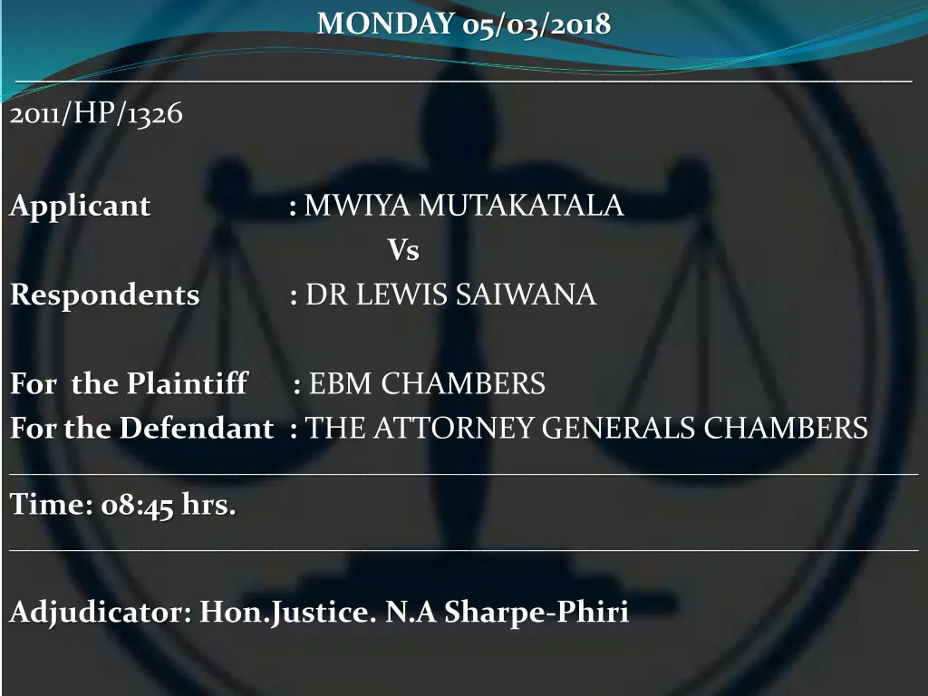 monday 05 03 2018 5